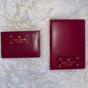 Kate Spade Wellesley Passport Holder and Card Wallet Set
